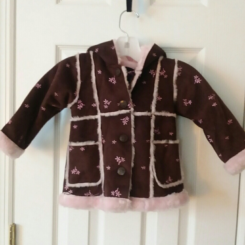 Madison Girls Faux Shearling Coat